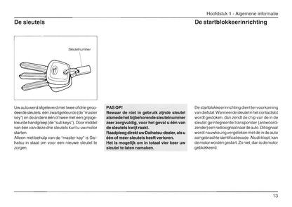 2003-2006 Daihatsu Cuore Gebruikershandleiding | Nederlands