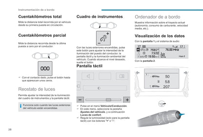 2017-2020 Peugeot 308 Owner's Manual | Spanish