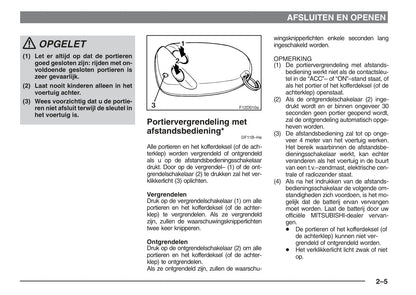 1995-2004 Mitsubishi Carisma Bedienungsanleitung | Niederländisch