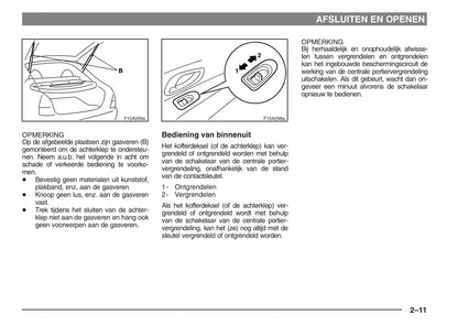 1995-2004 Mitsubishi Carisma Bedienungsanleitung | Niederländisch