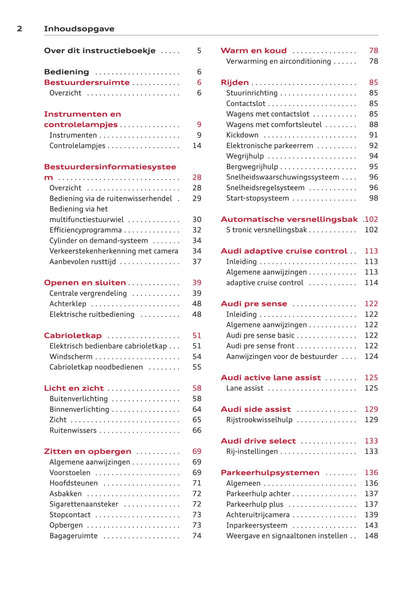 2013-2016 Audi A3 Gebruikershandleiding | Nederlands