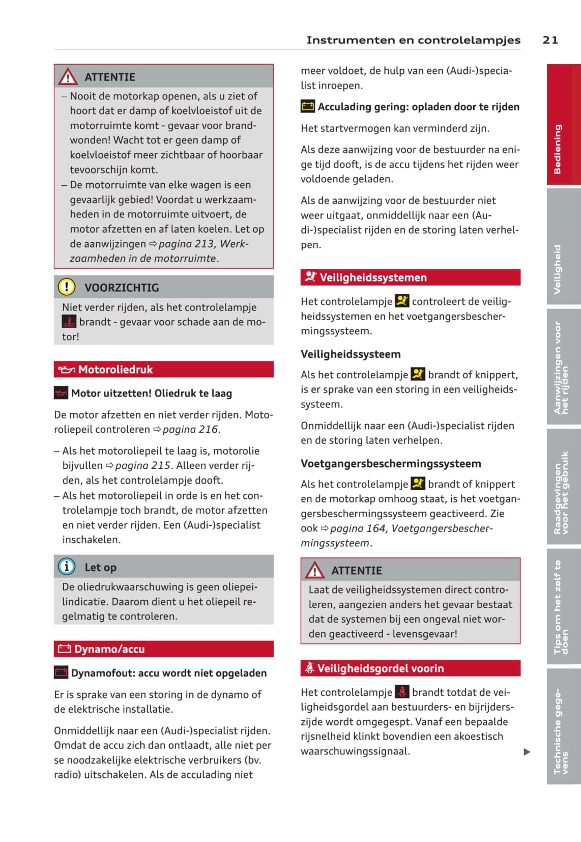 2013-2016 Audi A3 Gebruikershandleiding | Nederlands