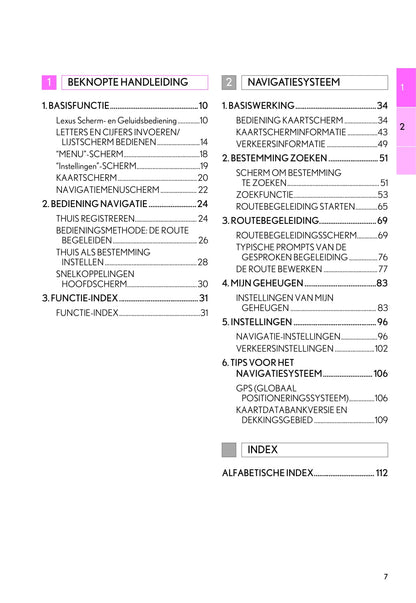 Lexus Navigation Handleiding