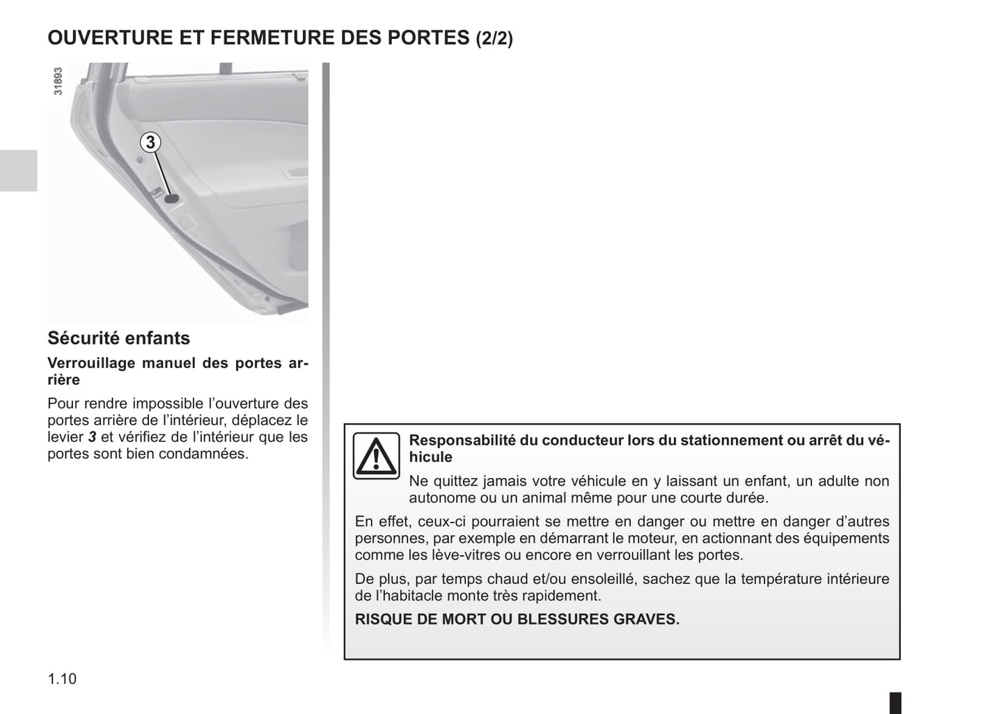 2007-2011 Renault Koleos Manuel du propriétaire | Français