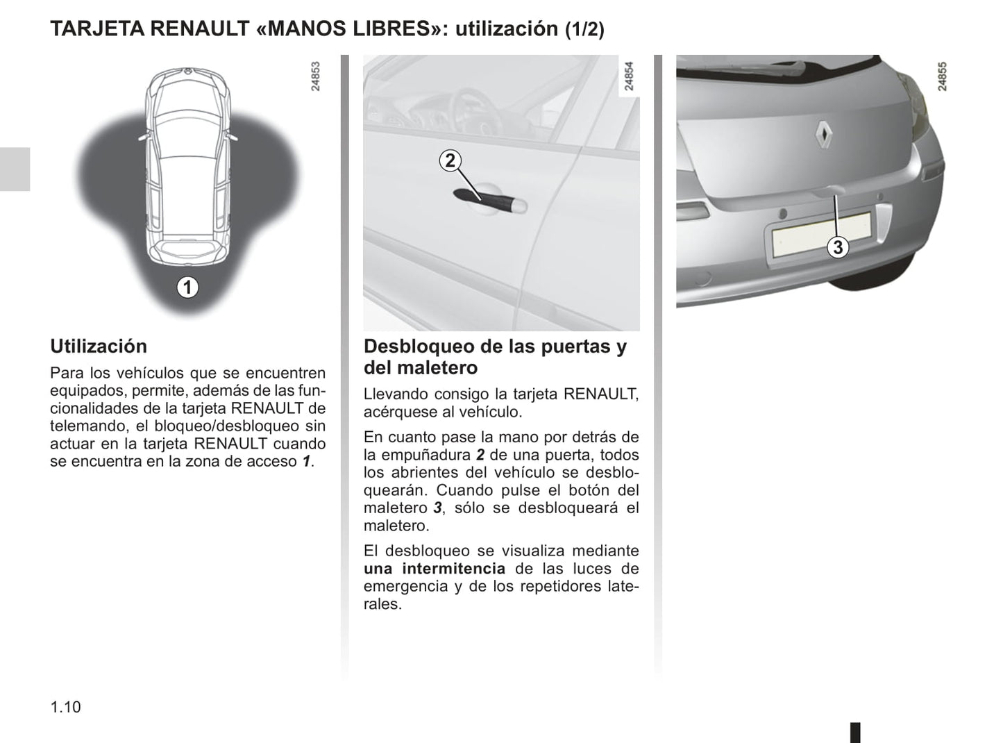 2009-2013 Renault Clio Manuel du propriétaire | Espagnol