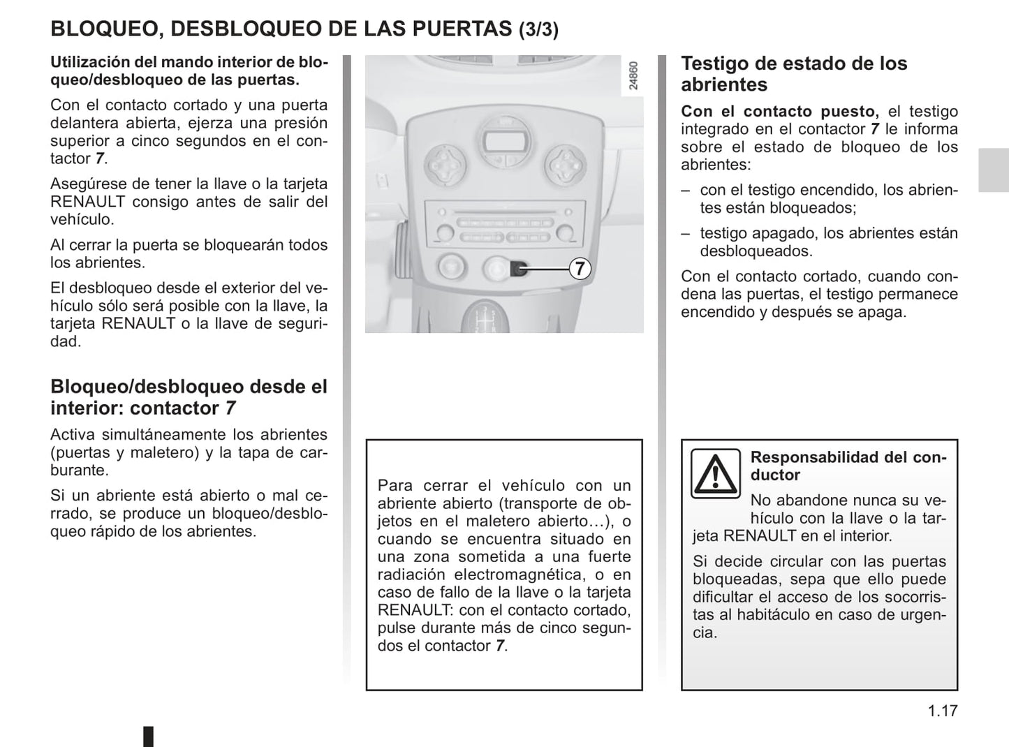 2009-2013 Renault Clio Manuel du propriétaire | Espagnol