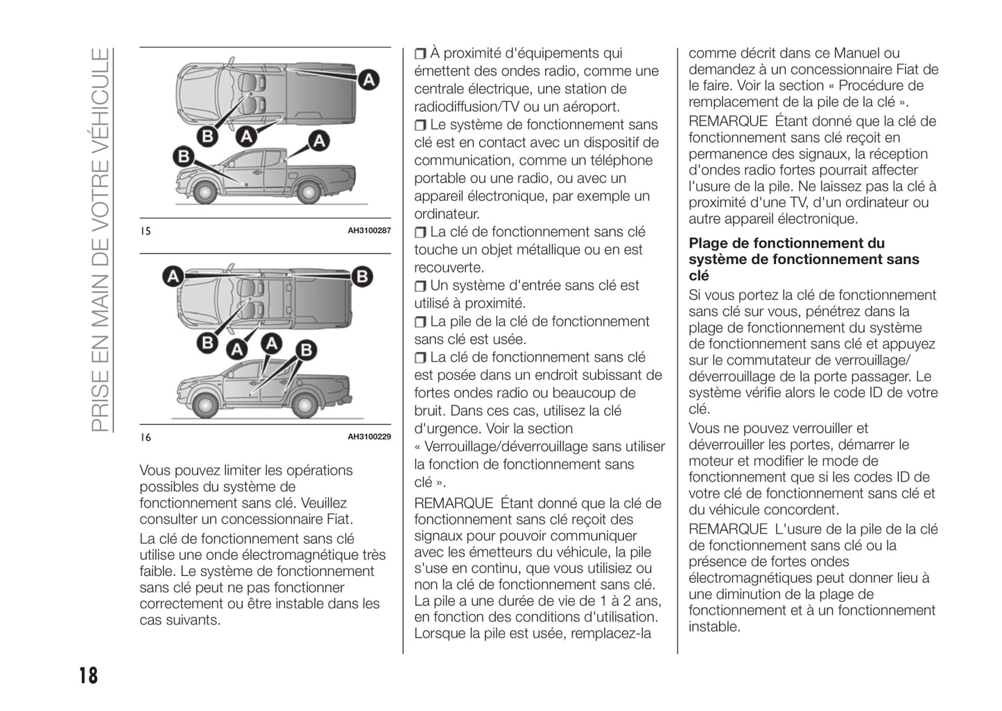 2017-2018 Fiat Fullback Bedienungsanleitung | Französisch