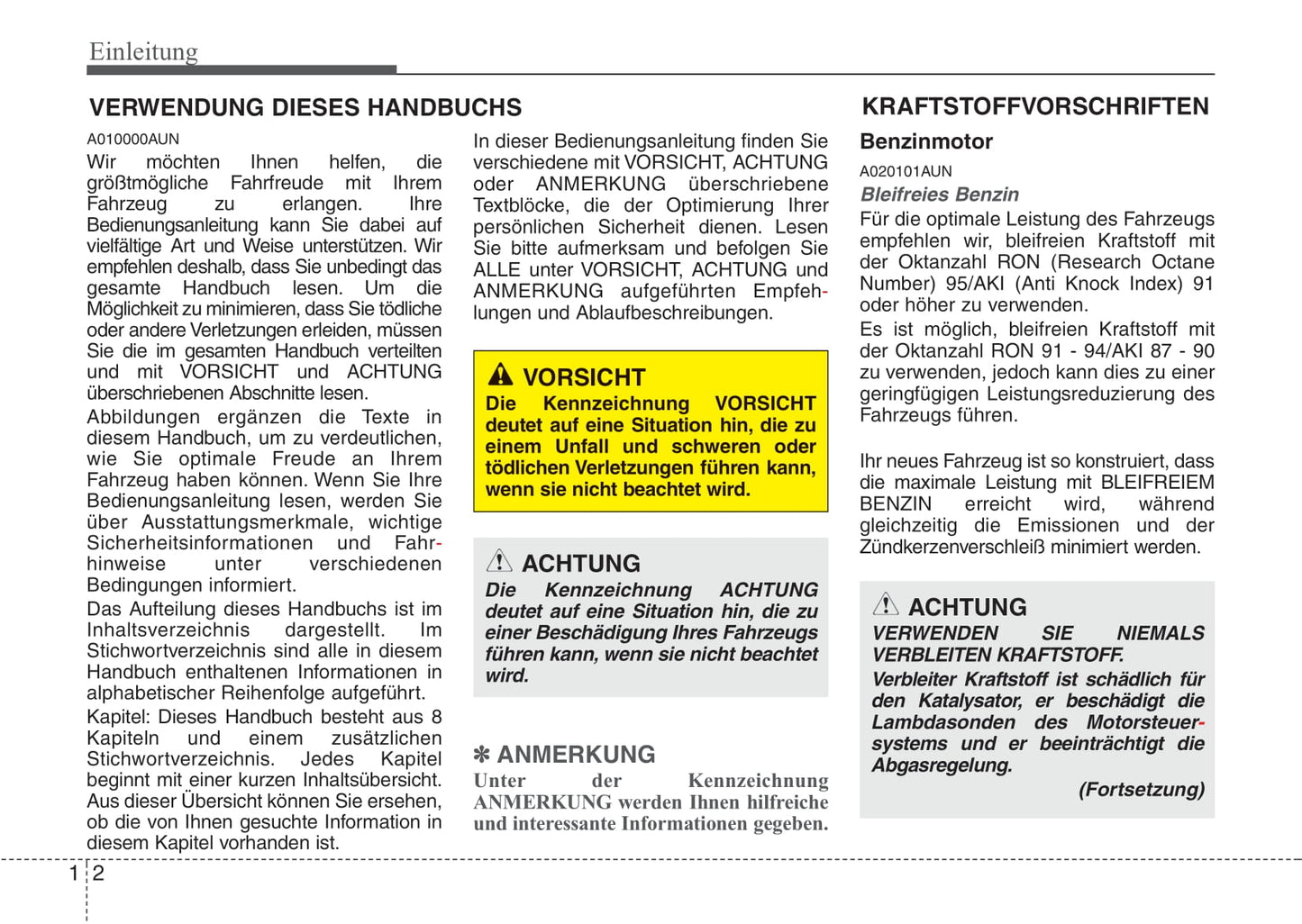 2009-2010 Kia Picanto Gebruikershandleiding | Duits