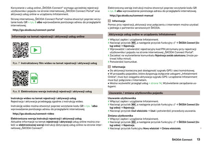 2018-2019 Skoda Rapid Owner's Manual | Polish