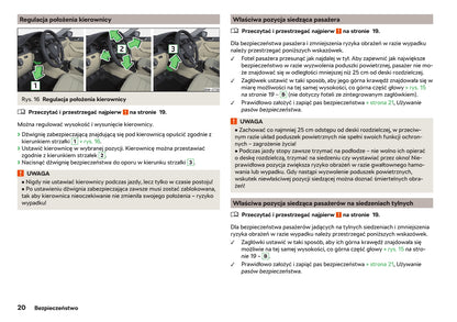 2018-2019 Skoda Rapid Owner's Manual | Polish