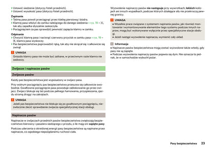 2018-2019 Skoda Rapid Owner's Manual | Polish