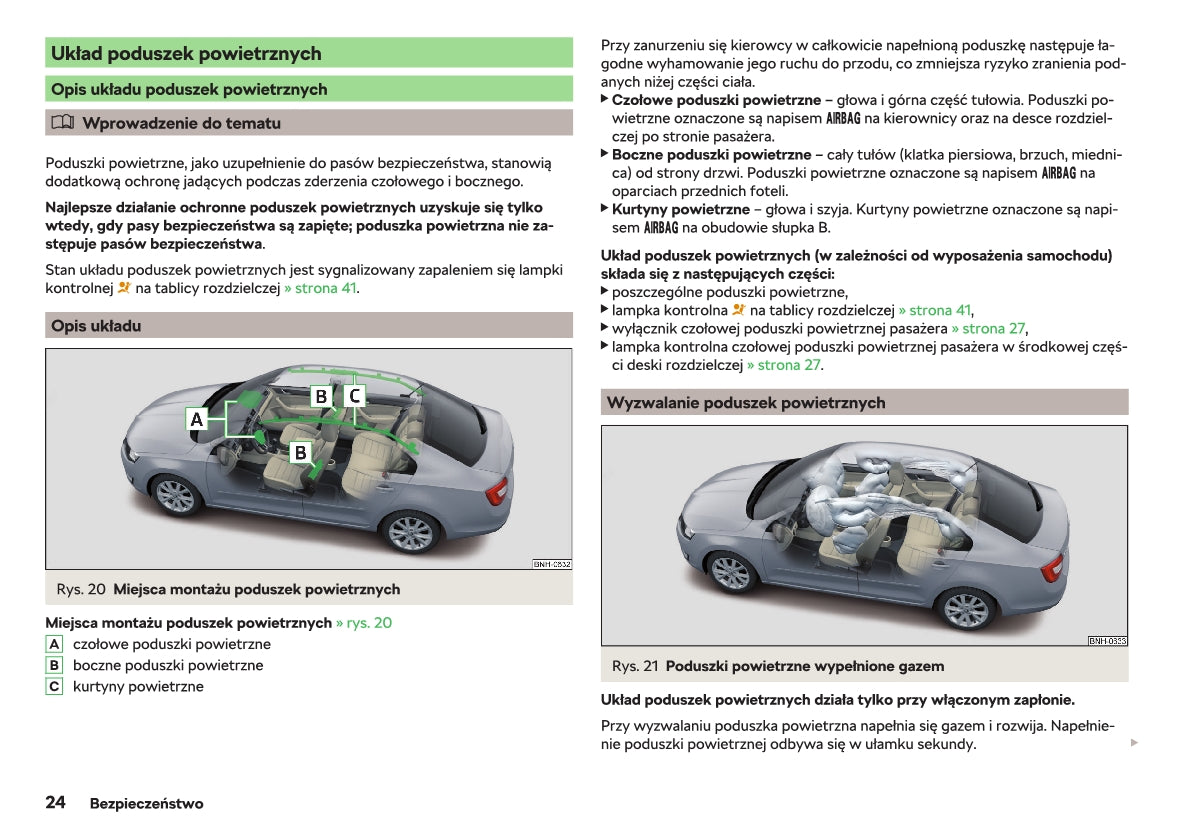 2018-2019 Skoda Rapid Owner's Manual | Polish