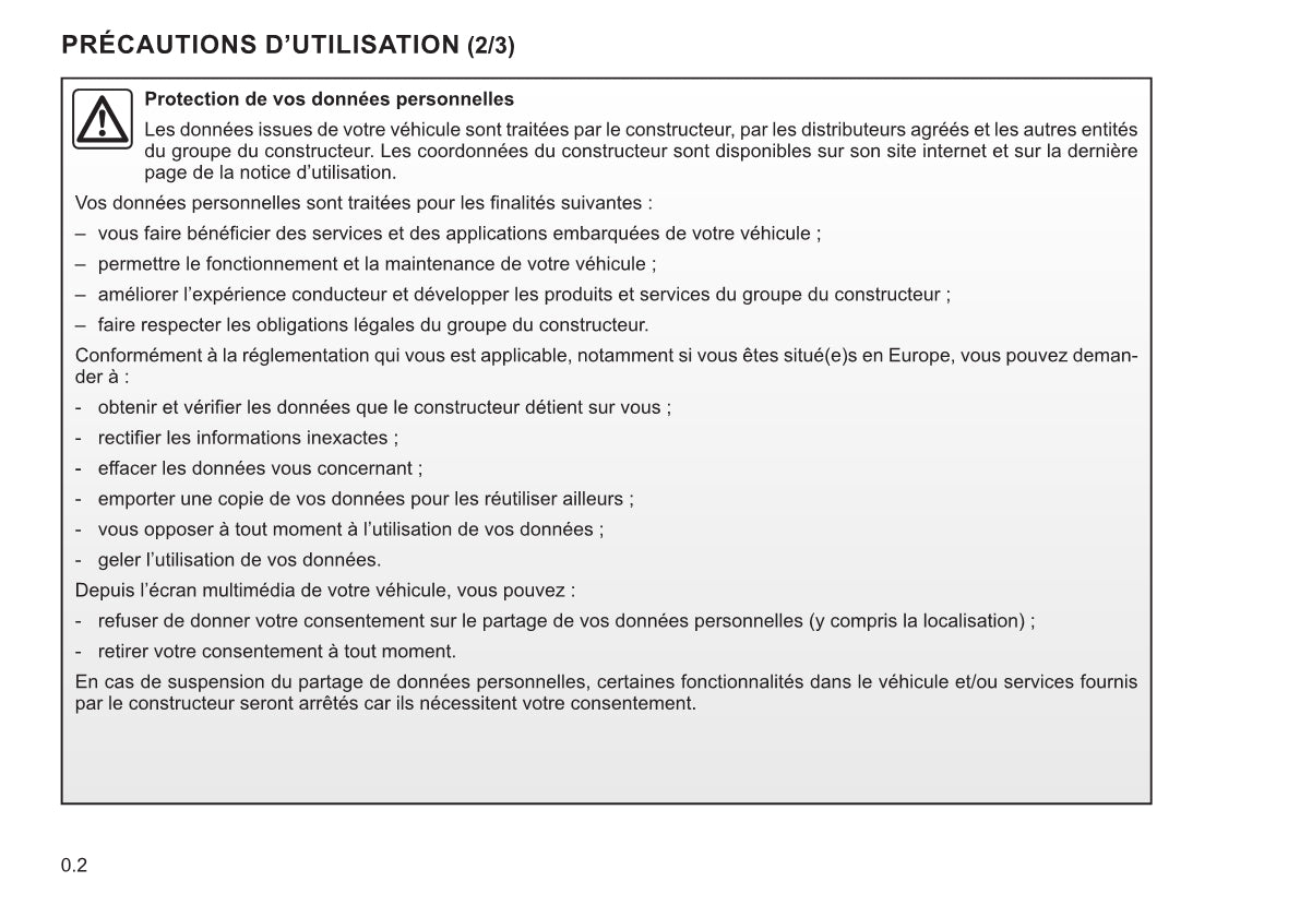 Renault Easy Connect - Systémes Multimédia Guide d'utilisation 2021 - 2023