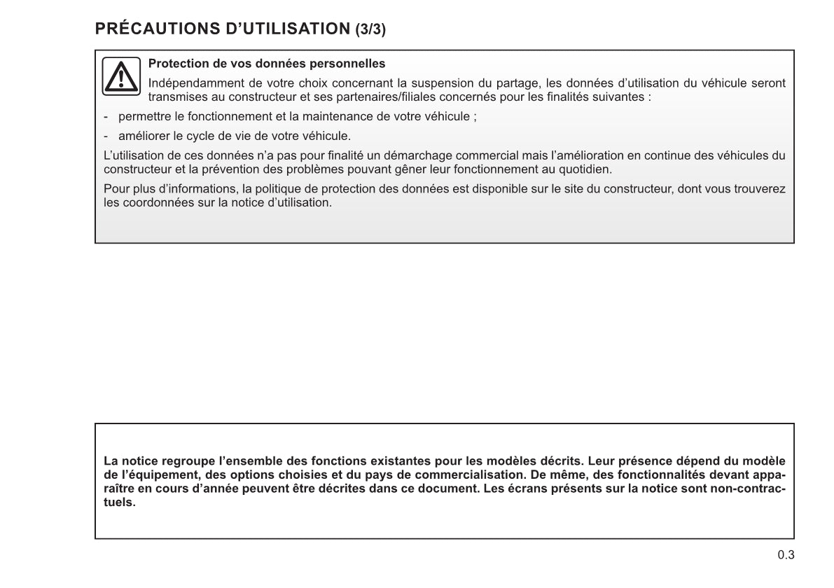 Renault Easy Connect - Systémes Multimédia Guide d'utilisation 2021 - 2023