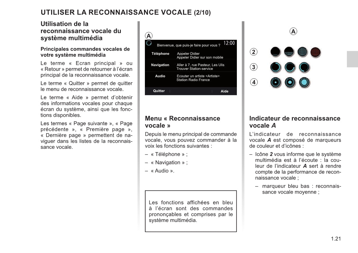 Renault Easy Connect - Systémes Multimédia Guide d'utilisation 2021 - 2023