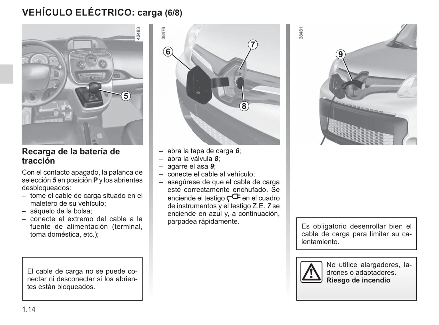 2013-2016 Renault Kangoo Manuel du propriétaire | Espagnol