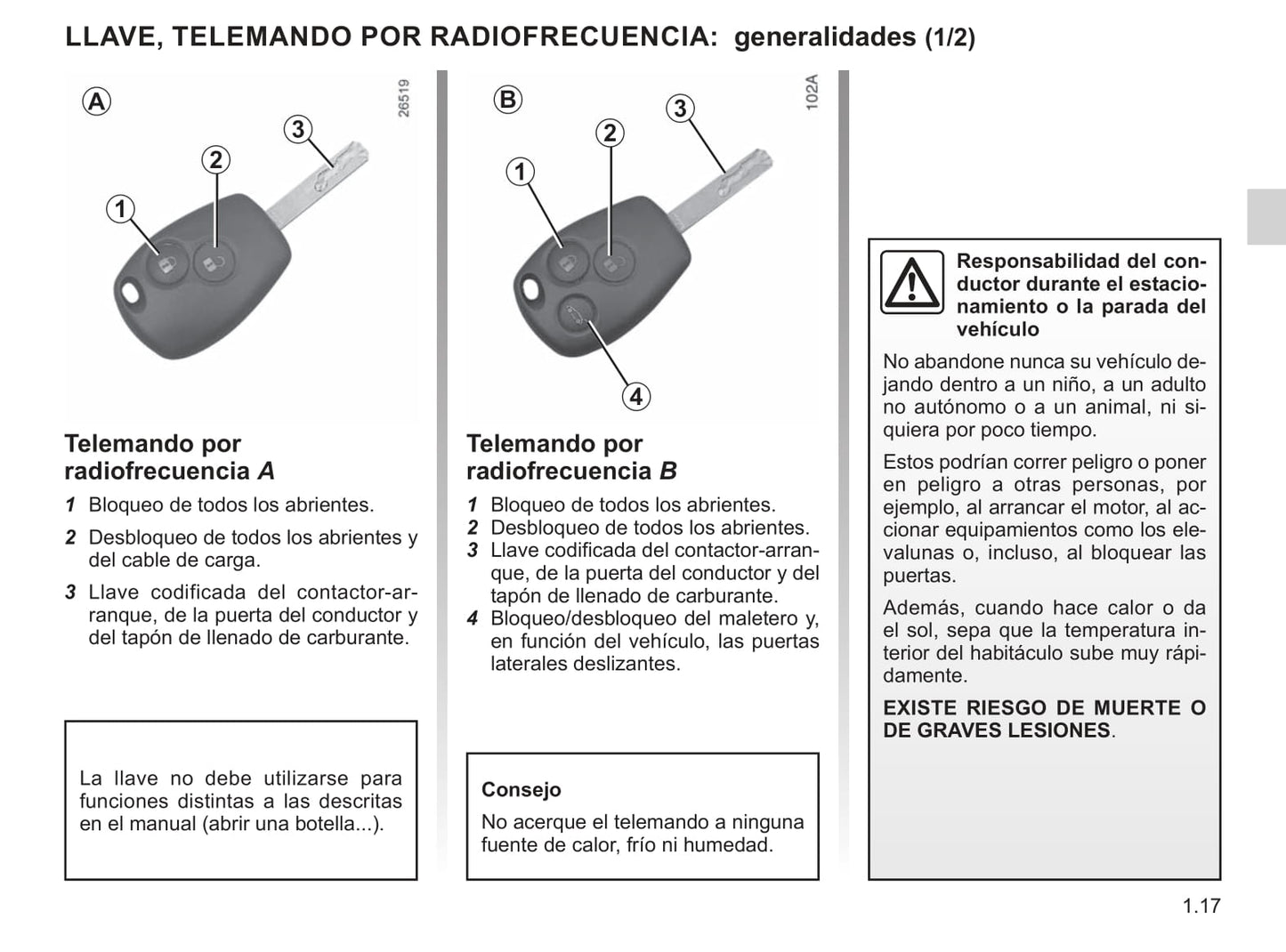 2013-2016 Renault Kangoo Manuel du propriétaire | Espagnol