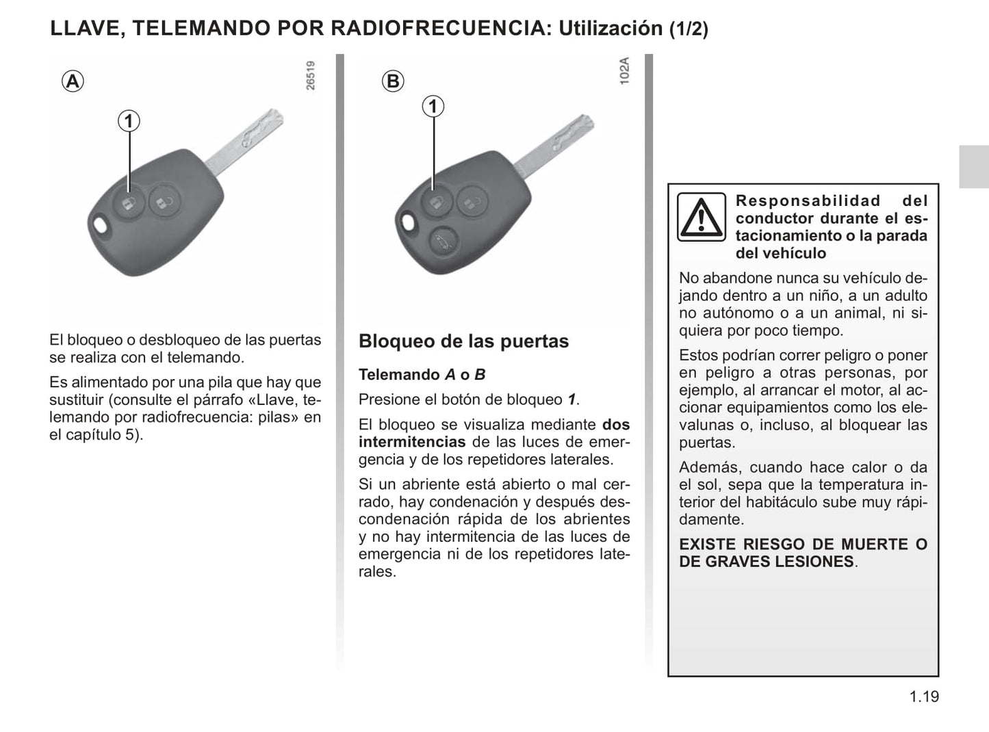 2013-2016 Renault Kangoo Manuel du propriétaire | Espagnol