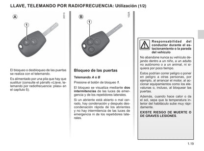 2013-2016 Renault Kangoo Manuel du propriétaire | Espagnol