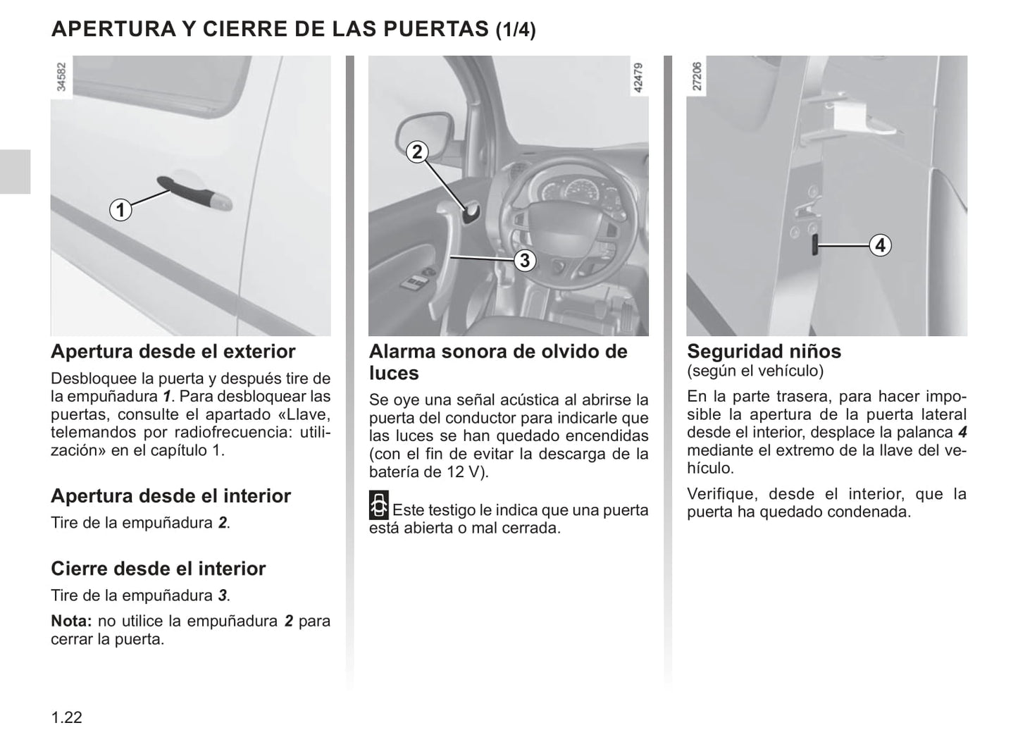 2013-2016 Renault Kangoo Manuel du propriétaire | Espagnol