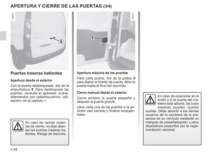 2013-2016 Renault Kangoo Manuel du propriétaire | Espagnol