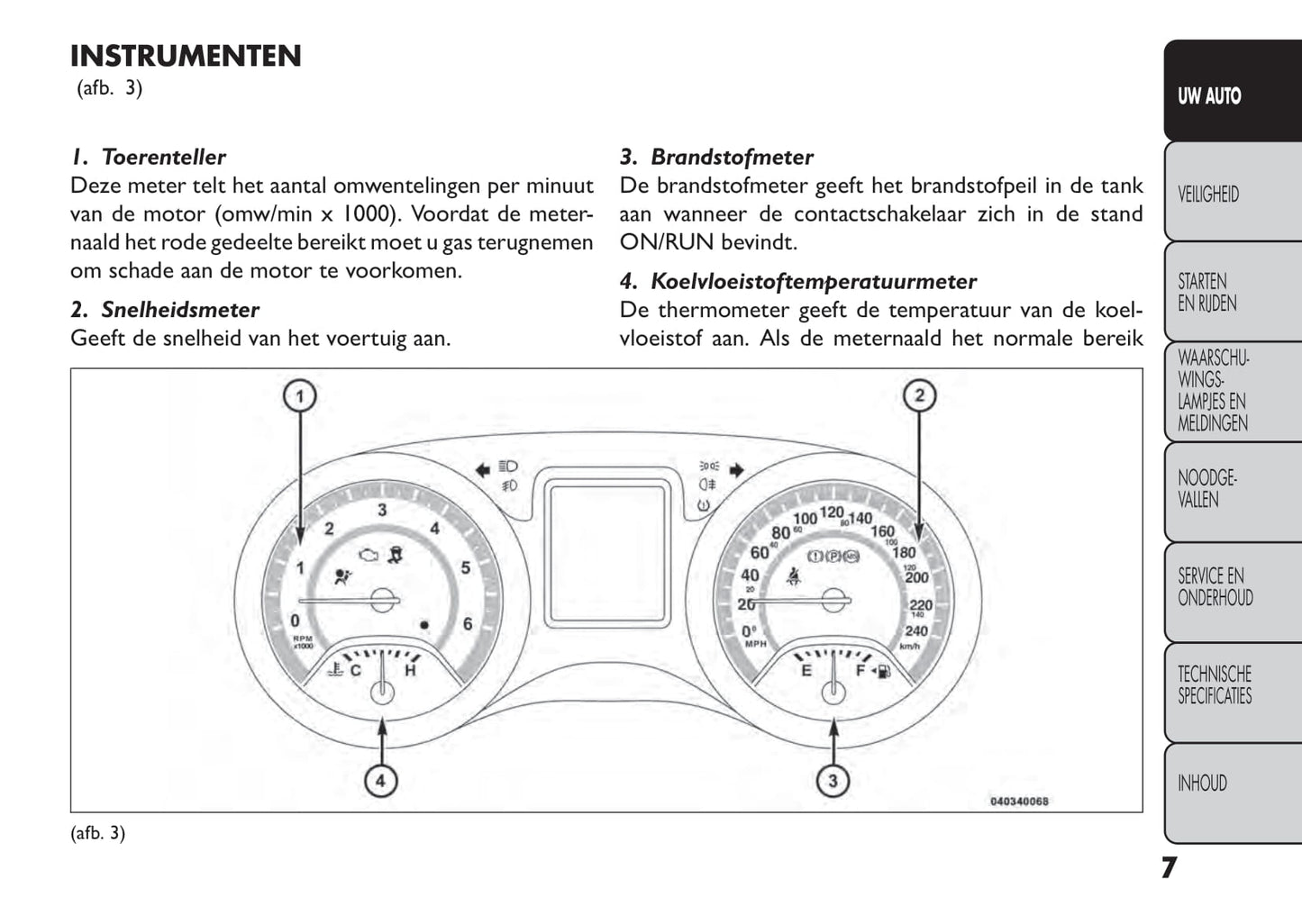 2014-2015 Fiat Freemont Bedienungsanleitung | Niederländisch