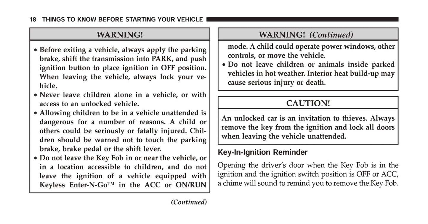 2014 Ram 1500/2500/3500 Owner's Manual | English