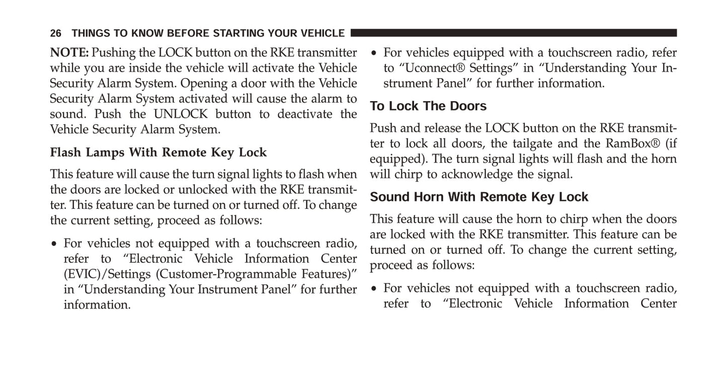 2014 Ram 1500/2500/3500 Owner's Manual | English