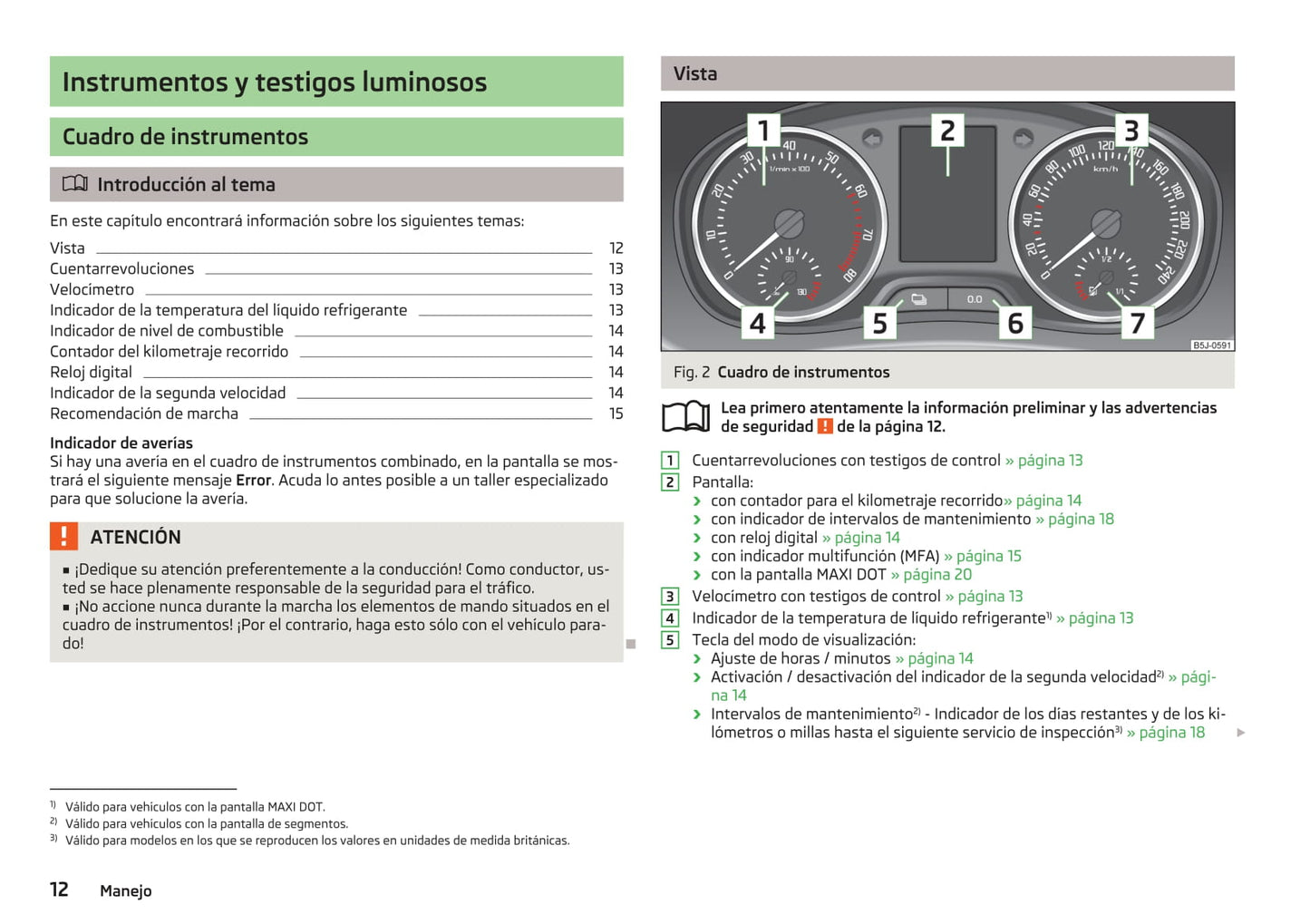 2013-2014 Skoda Fabia Owner's Manual | Spanish