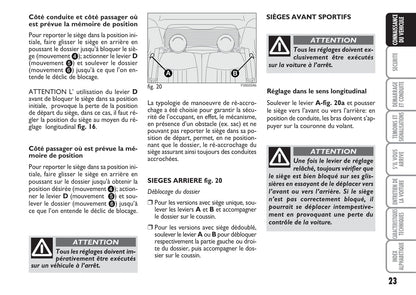 2008-2016 Abarth 500 Manuel du propriétaire | Français