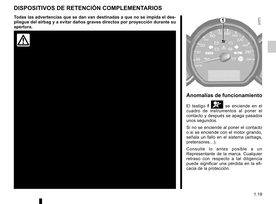 2011-2012 Renault Wind Owner's Manual | Spanish