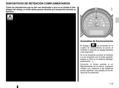 2011-2012 Renault Wind Owner's Manual | Spanish