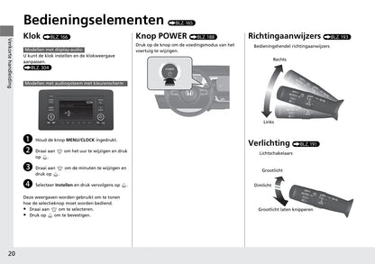 2020-2021 Honda Jazz Hybrid Owner's Manual | Dutch