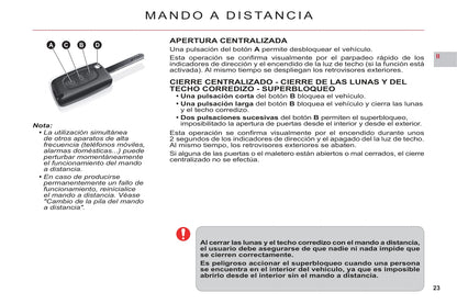 2011-2012 Citroën C6 Gebruikershandleiding | Spaans