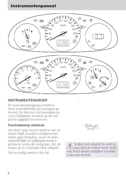 1999-2002 Ford Fiesta Manuel du propriétaire | Néerlandais