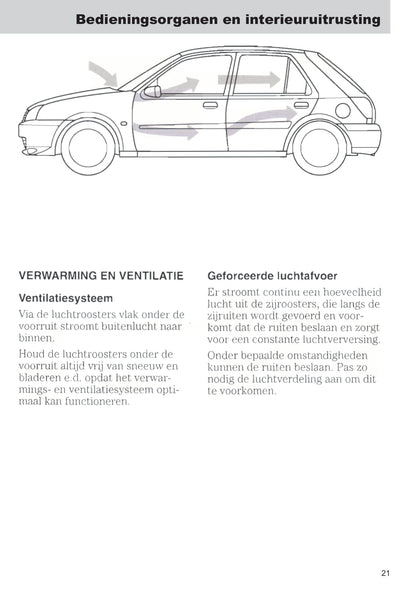 1999-2002 Ford Fiesta Manuel du propriétaire | Néerlandais