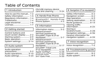 Nissan Connect Owner's Manual 2021