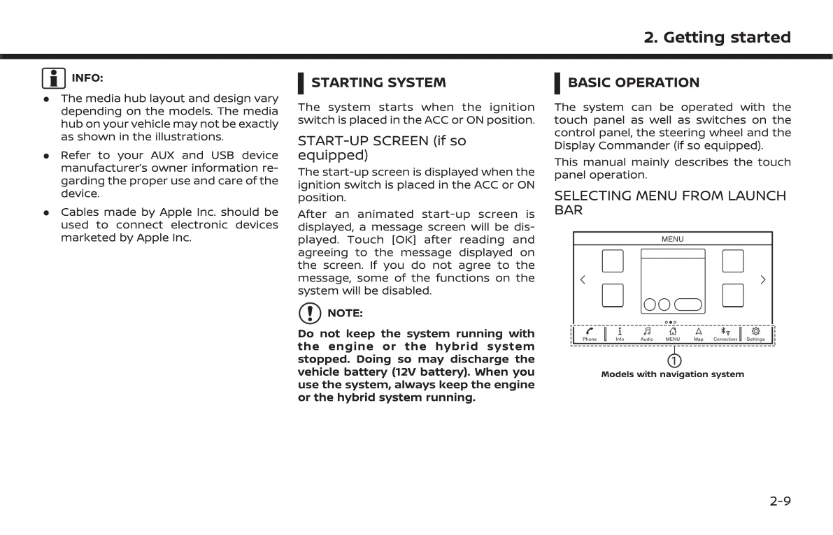 Nissan Connect Owner's Manual 2021