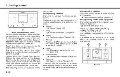 Nissan Connect Owner's Manual 2021