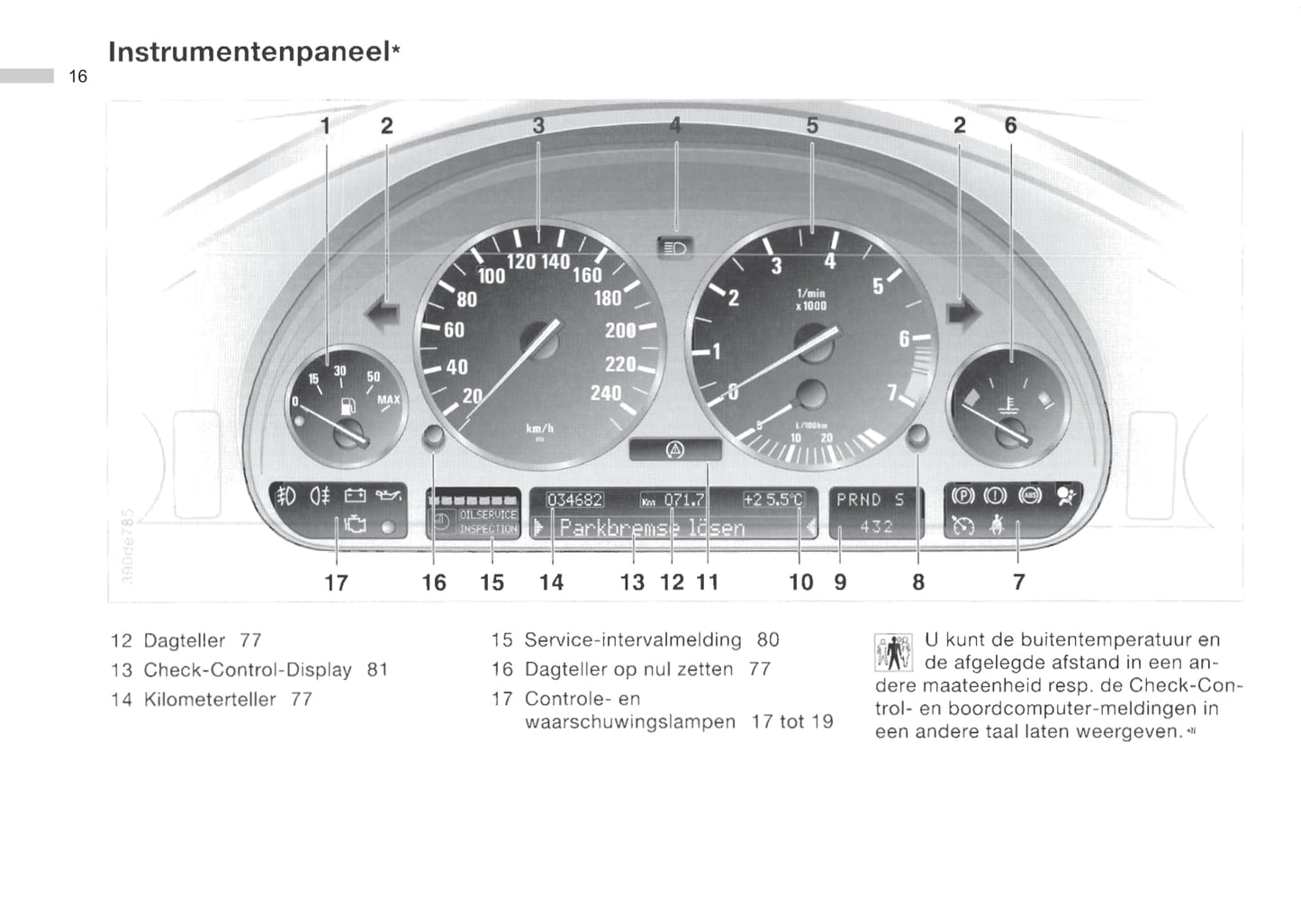 2001-2002 BMW 5 Series/5 Series Touring Owner's Manual | Dutch