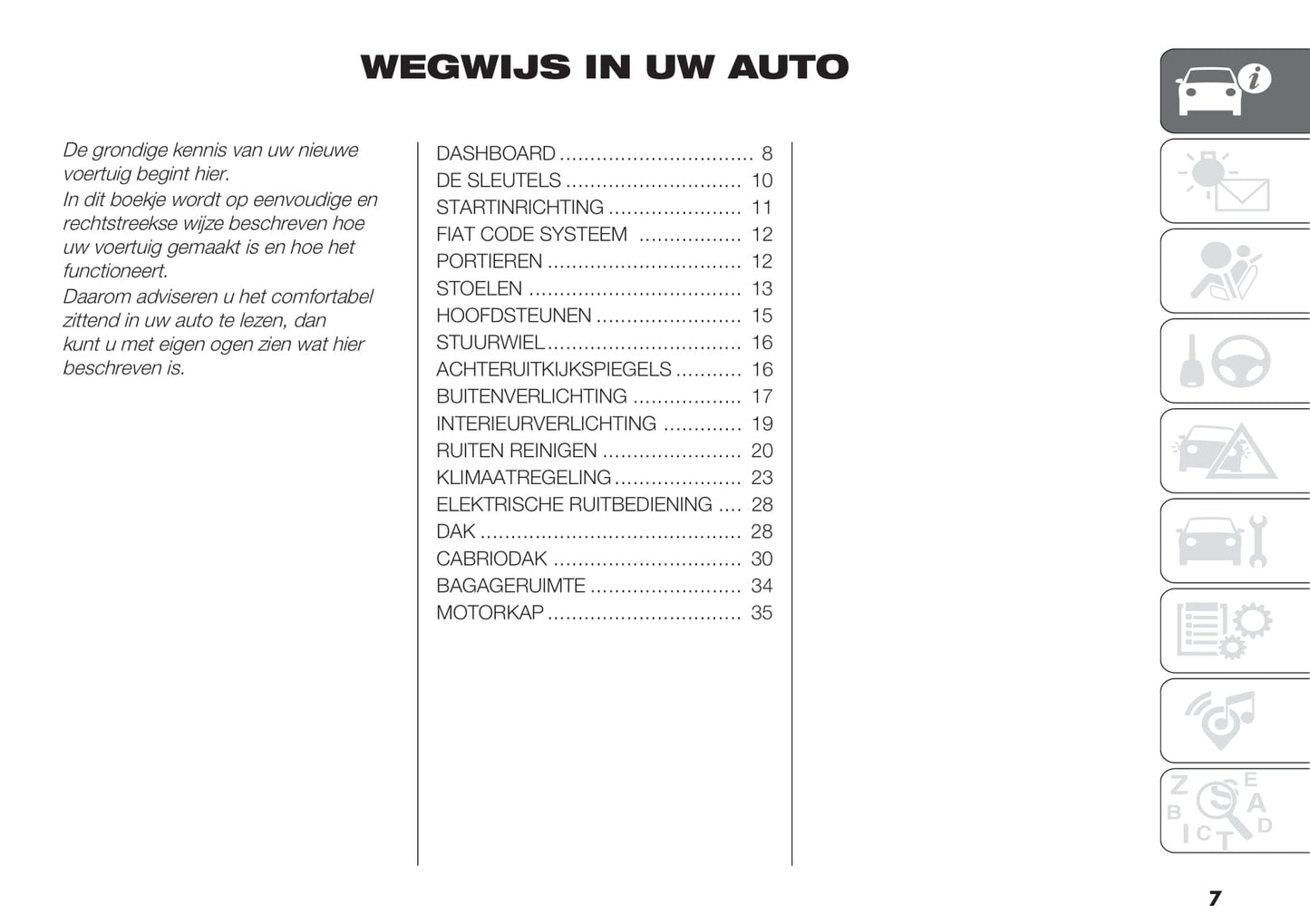 2020 Fiat 500/500C Hybrid Bedienungsanleitung | Niederländisch