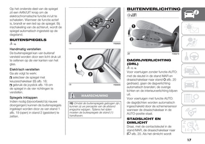 2020 Fiat 500/500C Hybrid Bedienungsanleitung | Niederländisch