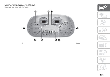 2020 Fiat 500/500C Hybrid Bedienungsanleitung | Niederländisch