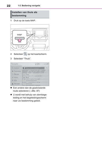 Toyota Navigatiesysteem Handleiding 2020