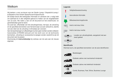 2020-2022 Citroën SpaceTourer/Dispatch/Jumpy/ë-Dispatch/ë-Jumpy/ë-SpaceTourer Owner's Manual | Dutch