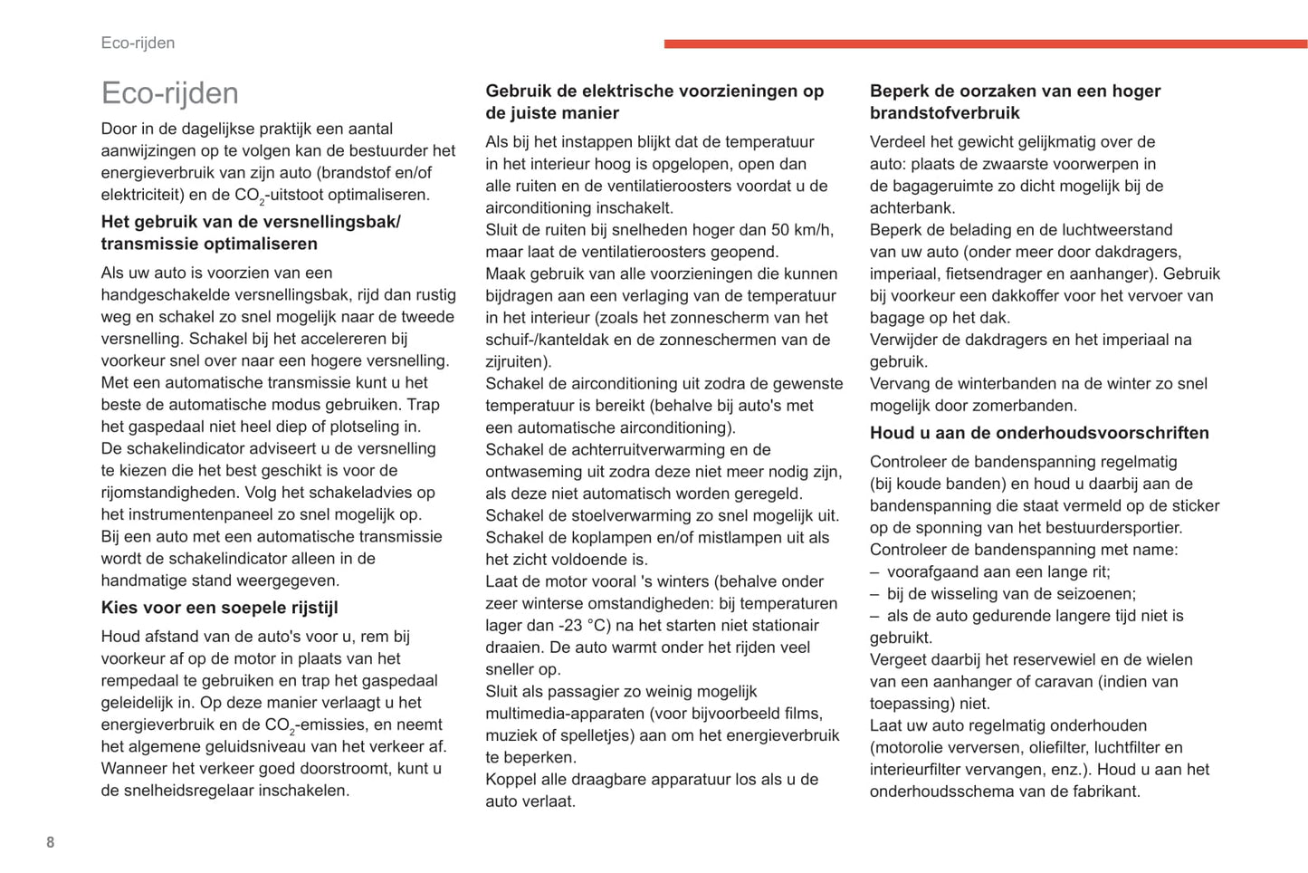 2020-2022 Citroën SpaceTourer/Dispatch/Jumpy/ë-Dispatch/ë-Jumpy/ë-SpaceTourer Owner's Manual | Dutch