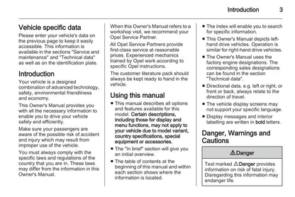 2012-2014 Opel Astra Owner's Manual | English