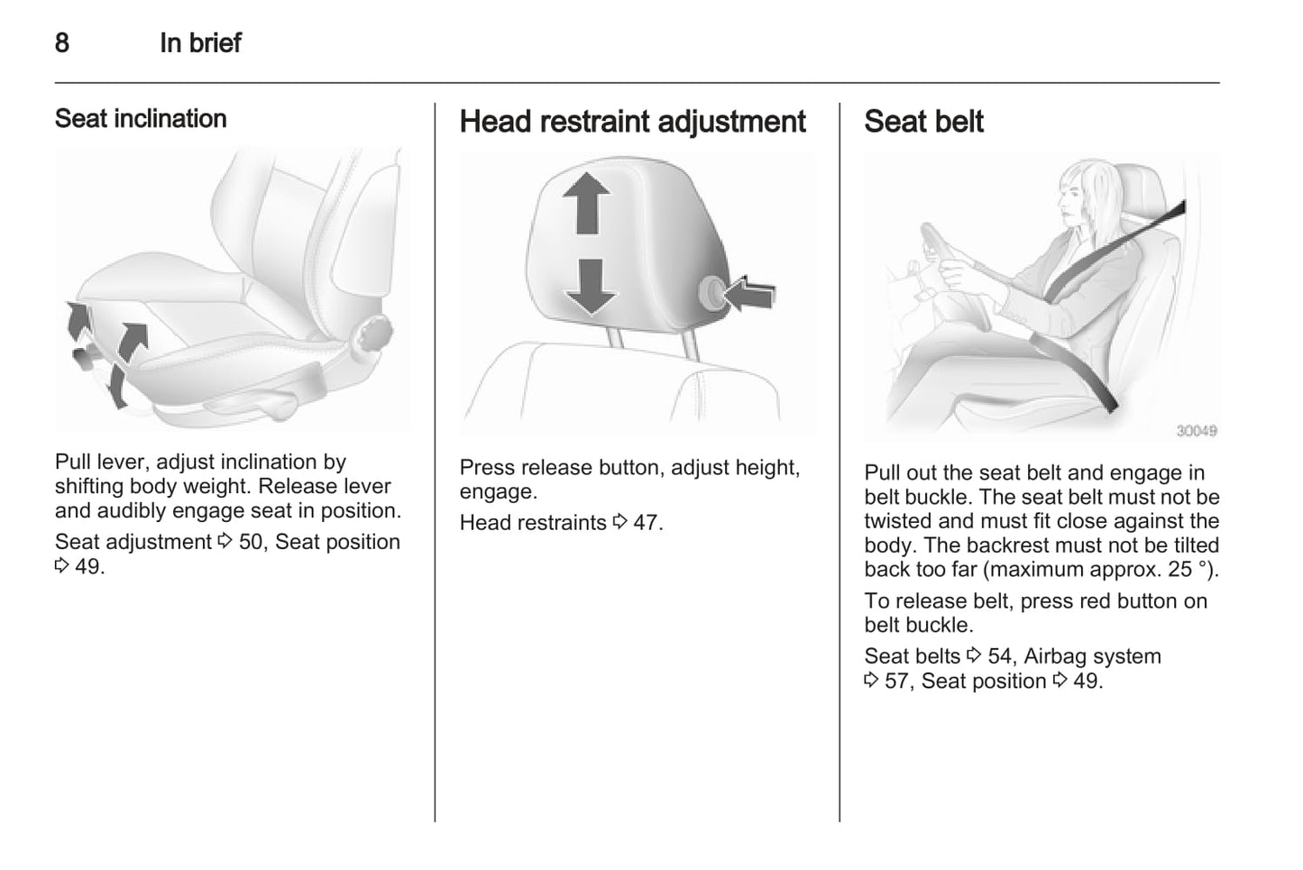 2012-2014 Opel Astra Owner's Manual | English