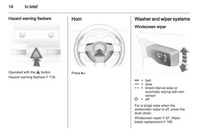 2012-2014 Opel Astra Owner's Manual | English