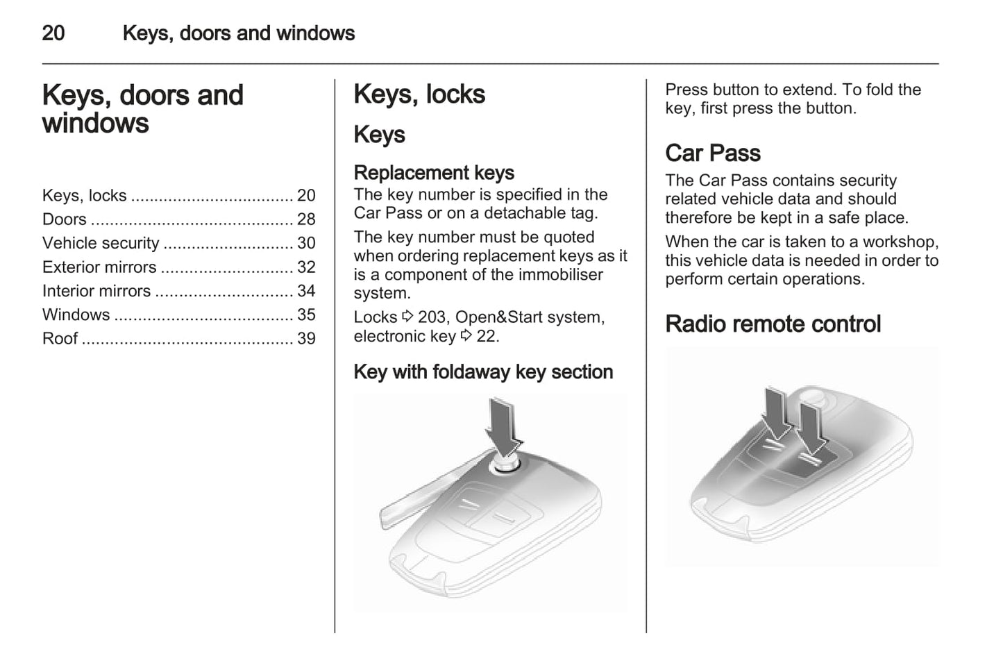 2012-2014 Opel Astra Owner's Manual | English